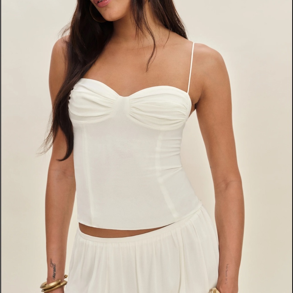 Reformation Pixie Top & Gemma Skirt - Matching Set